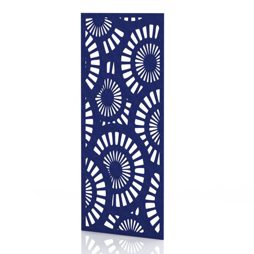 Sch! Acoustic Wall Panel - Sunburst - Cobalt Blue