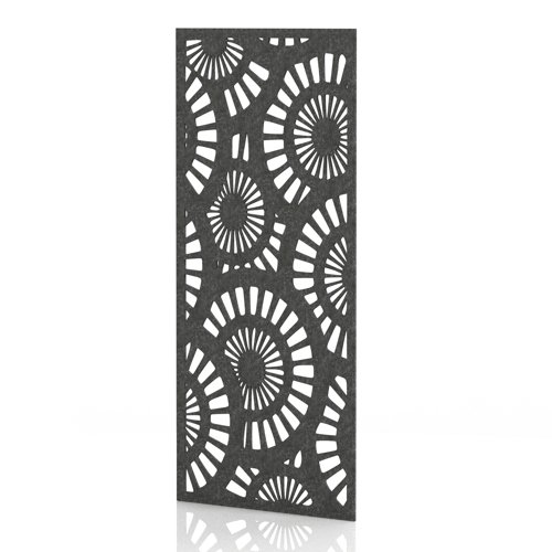 Sch! Acoustic Wall Panel - Sunburst - Graphite Charcoal