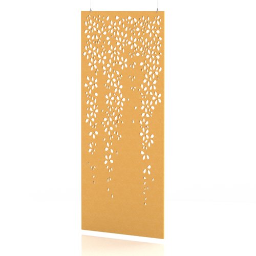 Sch! Acoustic Hanging Wall Panel - Blossom - Buttercup Yellow