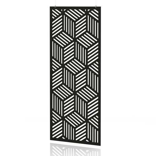 Sch! Acoustic Hanging Wall Panel - Cube - Raven Black