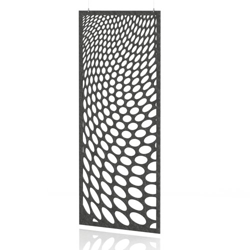 Sch! Acoustic Hanging Wall Panel - Drift - Graphite Charcoal