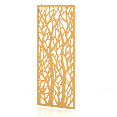 Sch! Acoustic Hanging Wall Panel - Forest - Buttercup Yellow