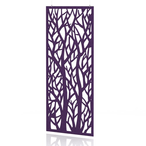 Sch! Acoustic Hanging Wall Panel - Forest - Plum Purple
