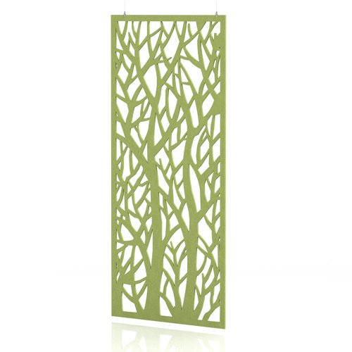 Sch! Acoustic Hanging Wall Panel - Forest - Lime Green