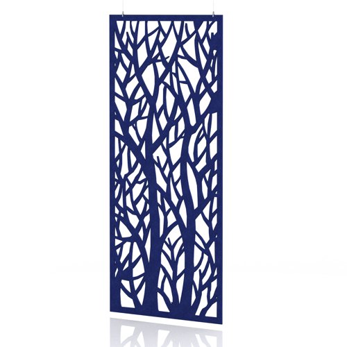 Sch! Acoustic Hanging Wall Panel - Forest - Cobalt Blue
