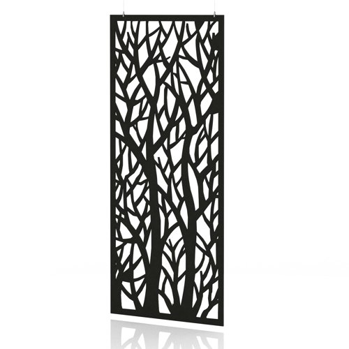 Sch! Acoustic Hanging Wall Panel - Forest - Raven Black