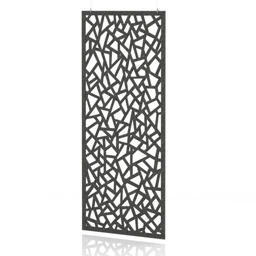 Sch! Acoustic Hanging Wall Panel - Mosaic - Graphite Charcoal