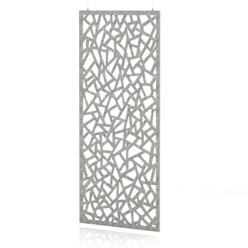 Sch! Acoustic Hanging Wall Panel - Mosaic - Pebble Light Grey