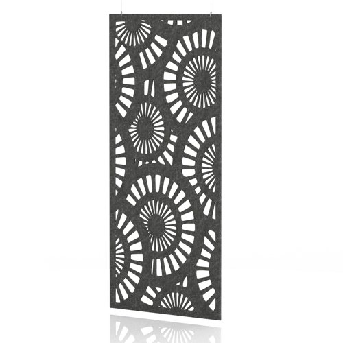 Sch! Acoustic Hanging Wall Panel - Sunburst - Graphite Charcoal