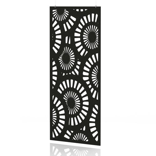 Sch! Acoustic Hanging Wall Panel - Sunburst - Raven Black