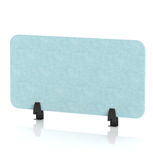 Sch! Acoustic Desktop Screen - Rectangle - 800 x 400mm - Sky Light Blue