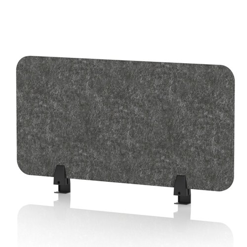 Sch! Acoustic Desktop Screen - Rectangle - 800 x 400mm - Graphite Charcoal