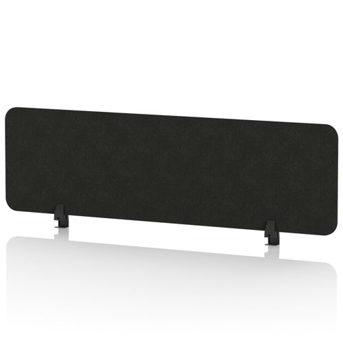 Sch! Acoustic Desktop Screen - Rectangle - 1400 x 400mm - Raven Black