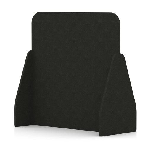 Sch! Acoustic Floor Standing Screen - Full - Raven Black - 1200mm