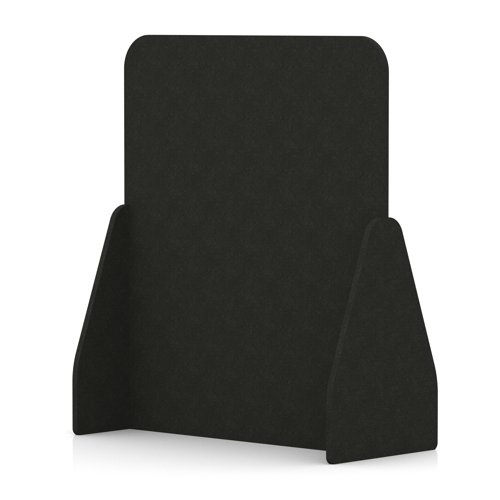 Sch! Acoustic Floor Standing Screen - Full - Raven Black - 1400mm