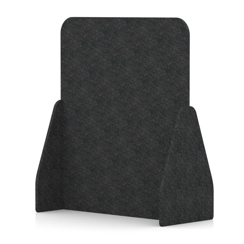 Sch! Acoustic Floor Standing Screen - Full - Graphite Charcoal - 1400mm