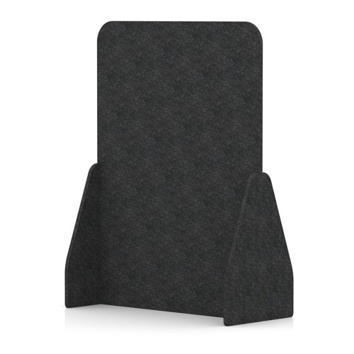 Sch! Acoustic Floor Standing Screen - Full - Graphite Charcoal - 1600mm