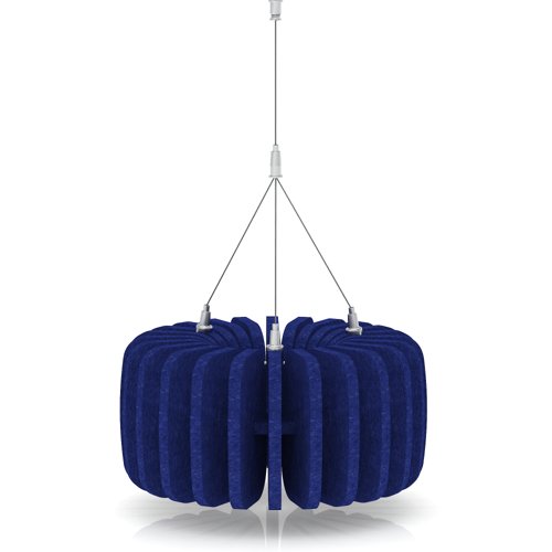 Sch! Acoustic Ceiling Baffles - Shade - Type A - 335mm Wide x 150mm High - Cobalt Blue