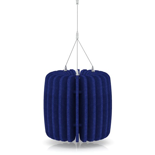 Sch! Acoustic Ceiling Baffles - Shade - Type A - 335mm Wide x 300mm High - Cobalt Blue