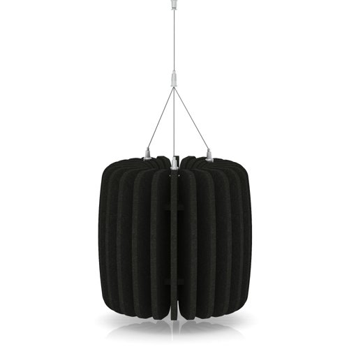 Sch! Acoustic Ceiling Baffles - Shade - Type A - 335mm Wide x 300mm High - Raven Black