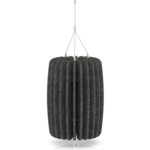 Sch! Acoustic Ceiling Baffles - Shade - Type A - 335mm Wide x 450mm High - Graphite Charcoal