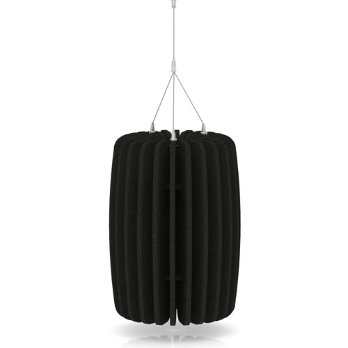 Sch! Acoustic Ceiling Baffles - Shade - Type A - 335mm Wide x 450mm High - Raven Black