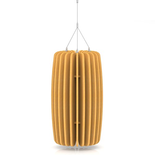 Sch! Acoustic Ceiling Baffles - Shade - Type A - 335mm Wide x 600mm High - Buttercup Yellow