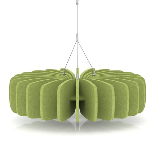 Sch! Acoustic Ceiling Baffles - Shade - Type A - 600mm Wide x 150mm High - Lime Green