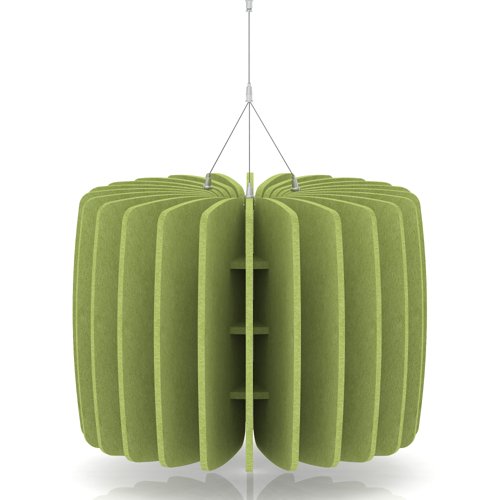 Sch! Acoustic Ceiling Baffles - Shade - Type A - 600mm Wide x 450mm High - Lime Green