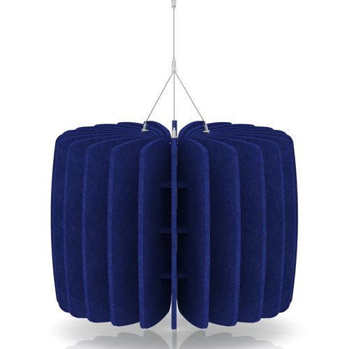 Sch! Acoustic Ceiling Baffles - Shade - Type A - 600mm Wide x 450mm High - Cobalt Blue