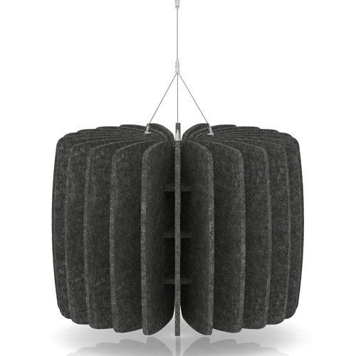 Sch! Acoustic Ceiling Baffles - Shade - Type A - 600mm Wide x 450mm High - Graphite Charcoal