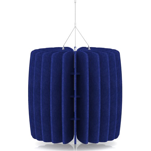 Sch! Acoustic Ceiling Baffles - Shade - Type A - 600mm Wide x 600mm High - Cobalt Blue
