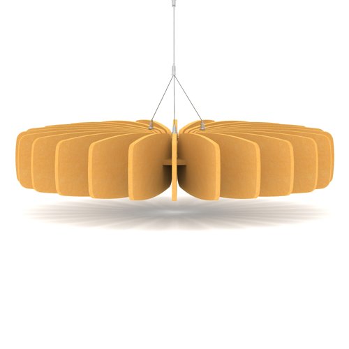 Sch! Acoustic Ceiling Baffles - Shade - Type A - 900mm Wide x 150mm High - Buttercup Yellow