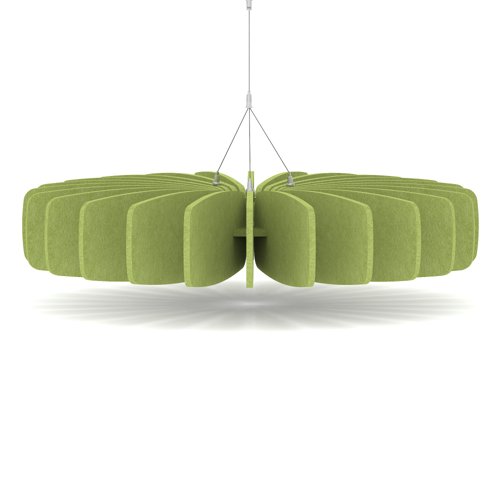 Sch! Acoustic Ceiling Baffles - Shade - Type A - 900mm Wide x 150mm High - Lime Green