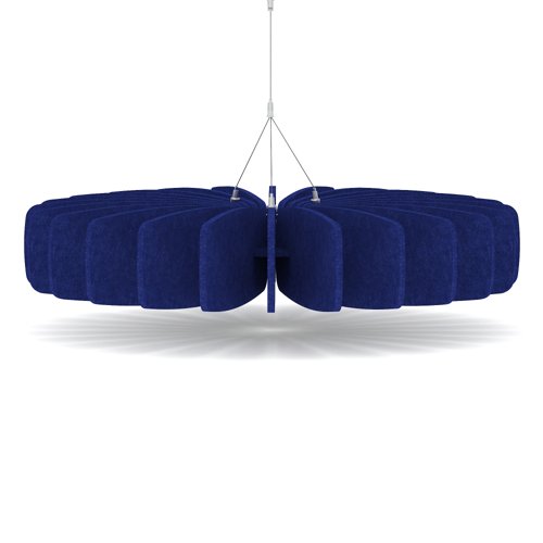 Sch! Acoustic Ceiling Baffles - Shade - Type A - 900mm Wide x 150mm High - Cobalt Blue