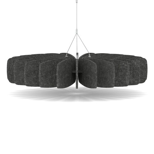 Sch! Acoustic Ceiling Baffles - Shade - Type A - 900mm Wide x 150mm High - Graphite Charcoal
