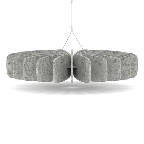 Sch! Acoustic Ceiling Baffles - Shade - Type A - 900mm Wide x 150mm High - Pebble Light Grey