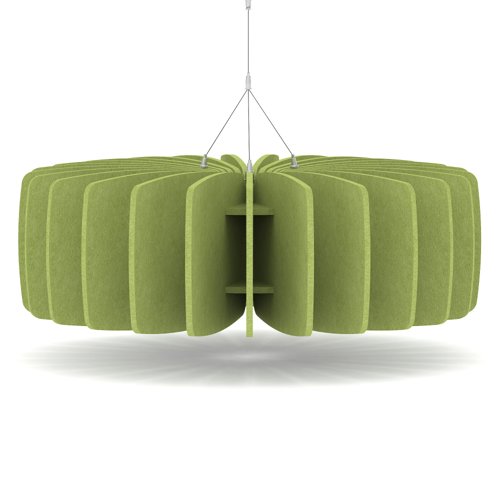 Sch! Acoustic Ceiling Baffles - Shade - Type A - 900mm Wide x 300mm High - Lime Green