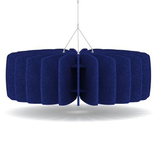 Sch! Acoustic Ceiling Baffles - Shade - Type A - 900mm Wide x 300mm High - Cobalt Blue