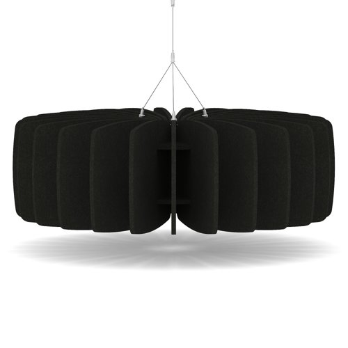 Sch! Acoustic Ceiling Baffles - Shade - Type A - 900mm Wide x 300mm High - Raven Black