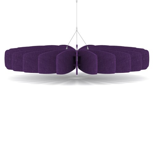 Sch! Acoustic Ceiling Baffles - Shade - Type A - 1200mm Wide x 150mm High - Plum Purple
