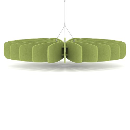 Sch! Acoustic Ceiling Baffles - Shade - Type A - 1200mm Wide x 150mm High - Lime Green