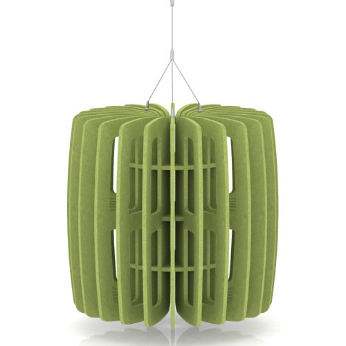 Sch! Acoustic Ceiling Baffles - Shade - Type B - 600mm Wide x 600mm High - Lime Green