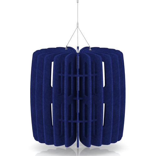Sch! Acoustic Ceiling Baffles - Shade - Type B - 600mm Wide x 600mm High - Cobalt Blue