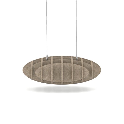 Sch! Acoustic Ceiling Baffles - Hatch - Type D - 700 x 700mm Wide x 250mm High - Oatmeal Beige