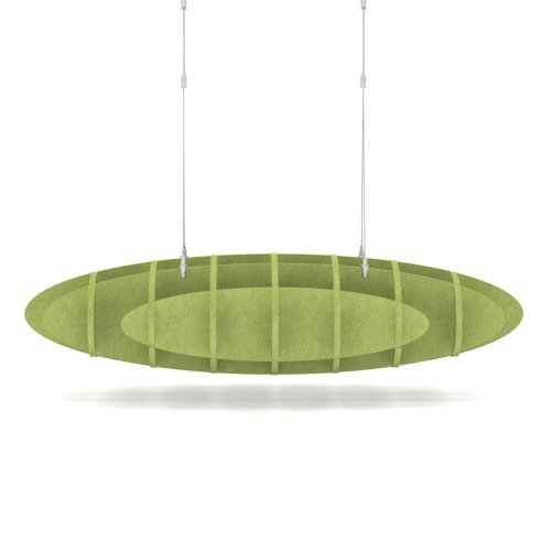 Sch! Acoustic Ceiling Baffles - Hatch - Type D - 1000 x 600mm Wide x 250mm High - Lime Green