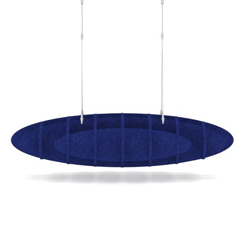 Sch! Acoustic Ceiling Baffles - Hatch - Type D - 1000 x 600mm Wide x 250mm High - Cobalt Blue