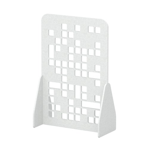 Sch! Acoustic Floor Standing Screen - Block - Arctic White - 1800mm