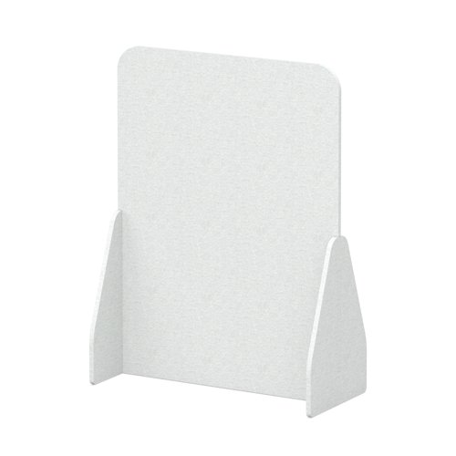 Sch! Acoustic Floor Standing Screen - Full - Arctic White - 1600mm