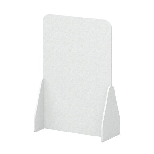 Sch! Acoustic Floor Standing Screen - Full - Arctic White - 1800mm